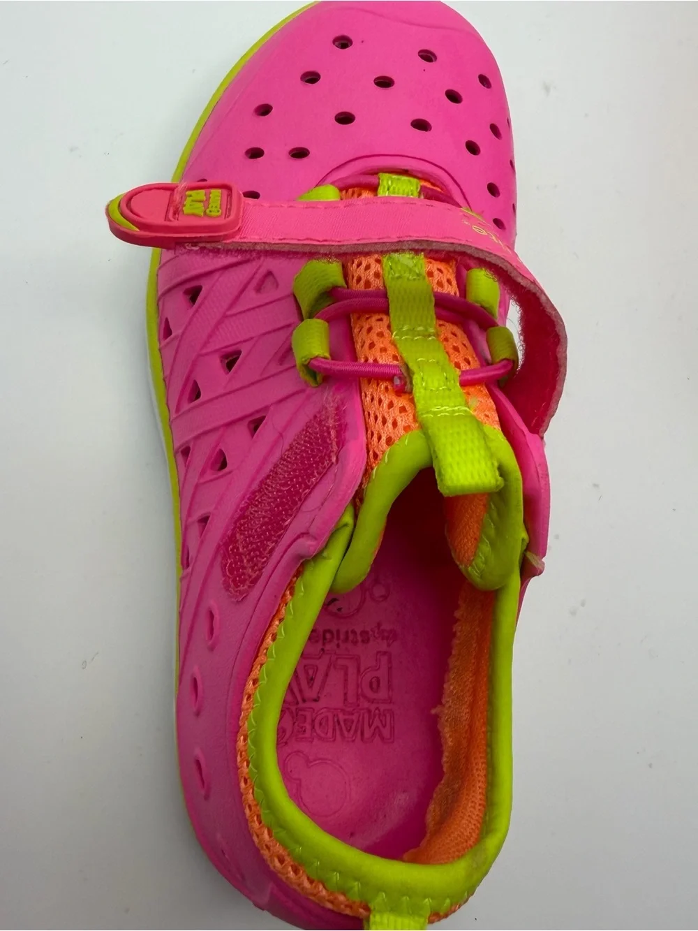 Stride Rite Made2Play Phibian Pink Water Shoes Kids Size 11 Gorpcore Summer